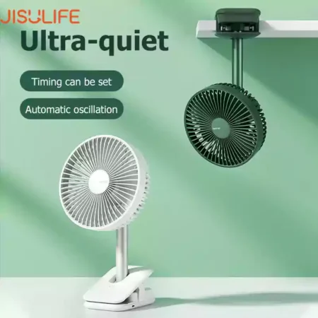 JISULIFE Clip Fan Life7 8000mAh