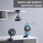 JISULIFE Clip Fan Life7 8000mAh