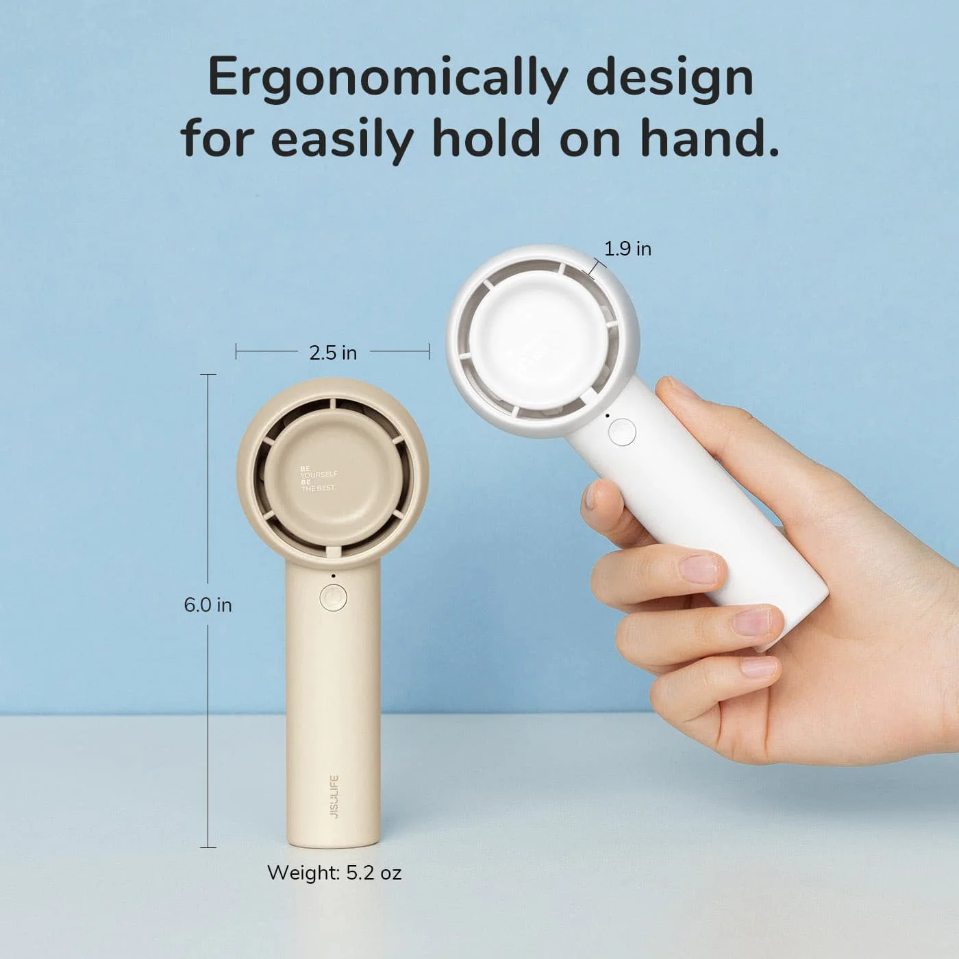 JisuLife Handheld Fan Life 5 Plus (4000mAH) - Image 2