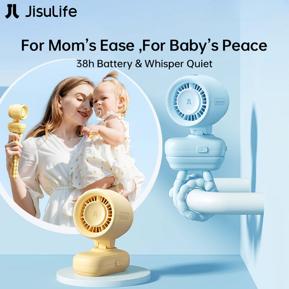 JisuLife Stroller Fan Life 4 Portable Baby Stroller - Image 4
