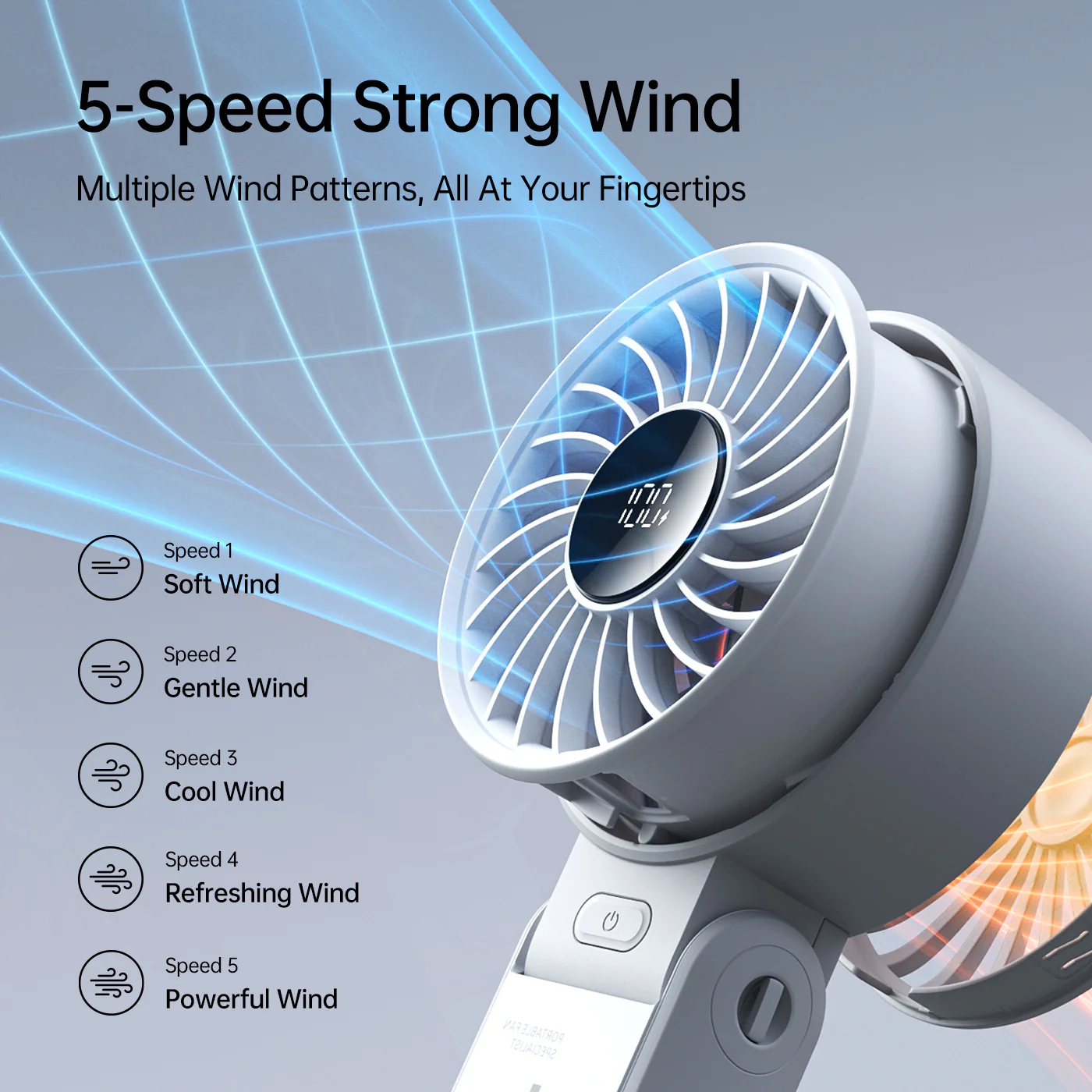 JisuLife Handheld Fan Life 7 (5000 mAh) - Image 2