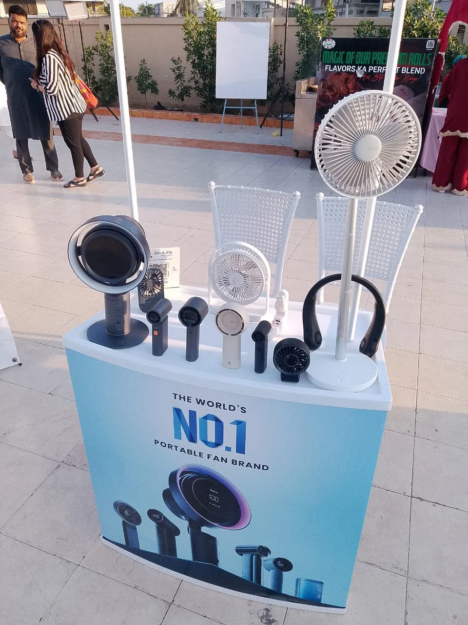 Handheld, neck and table fans