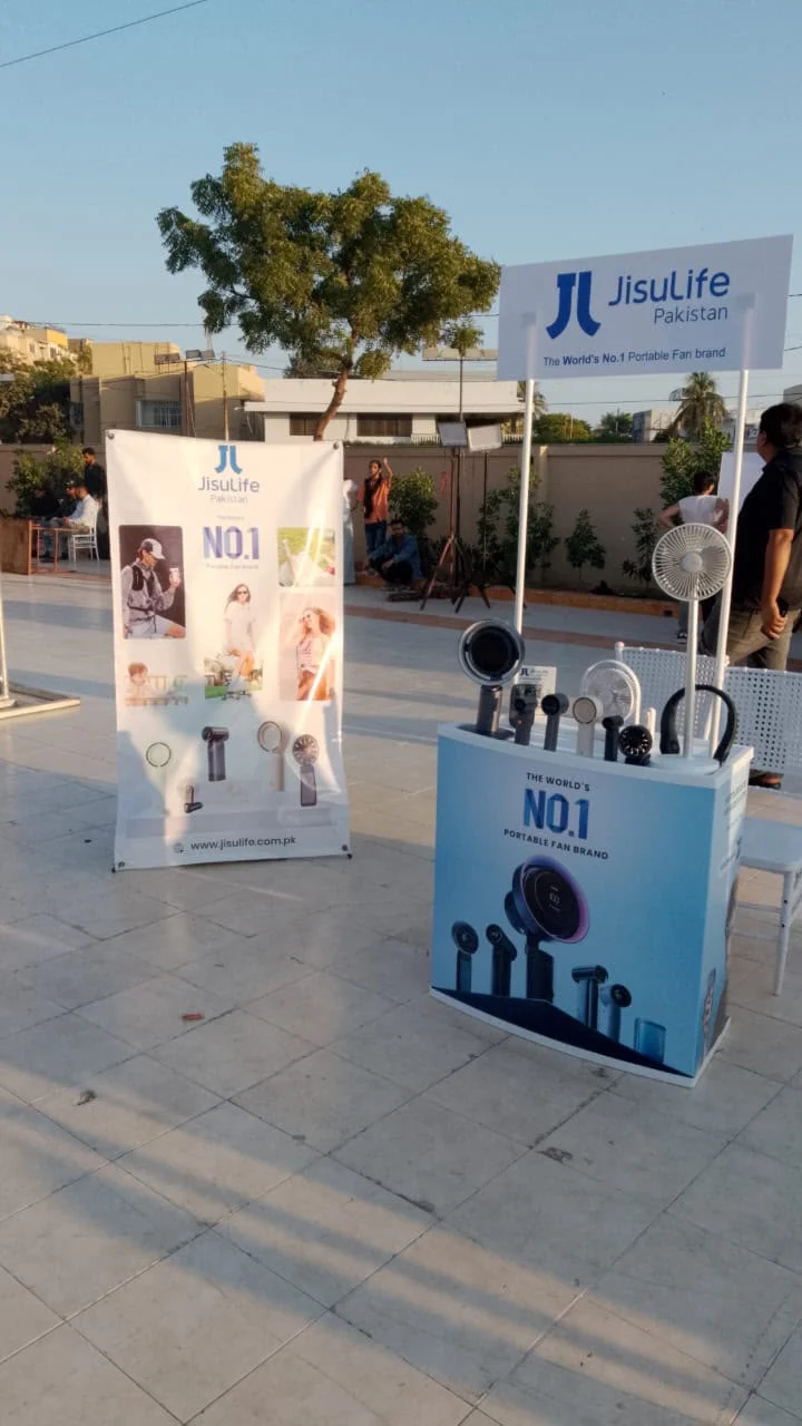 The complete outdoor setup