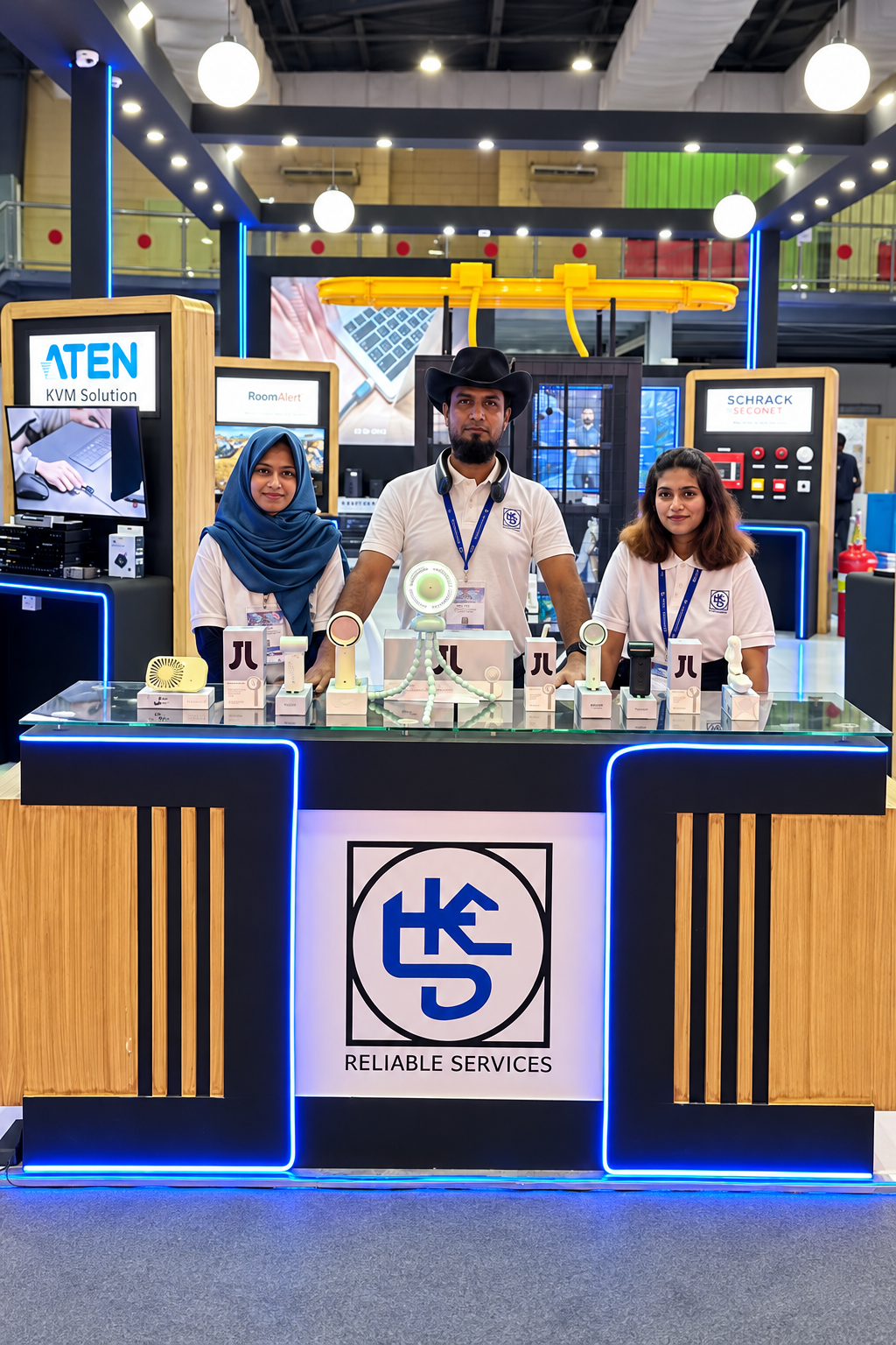 JISULIFE team and display at ITCN 2025