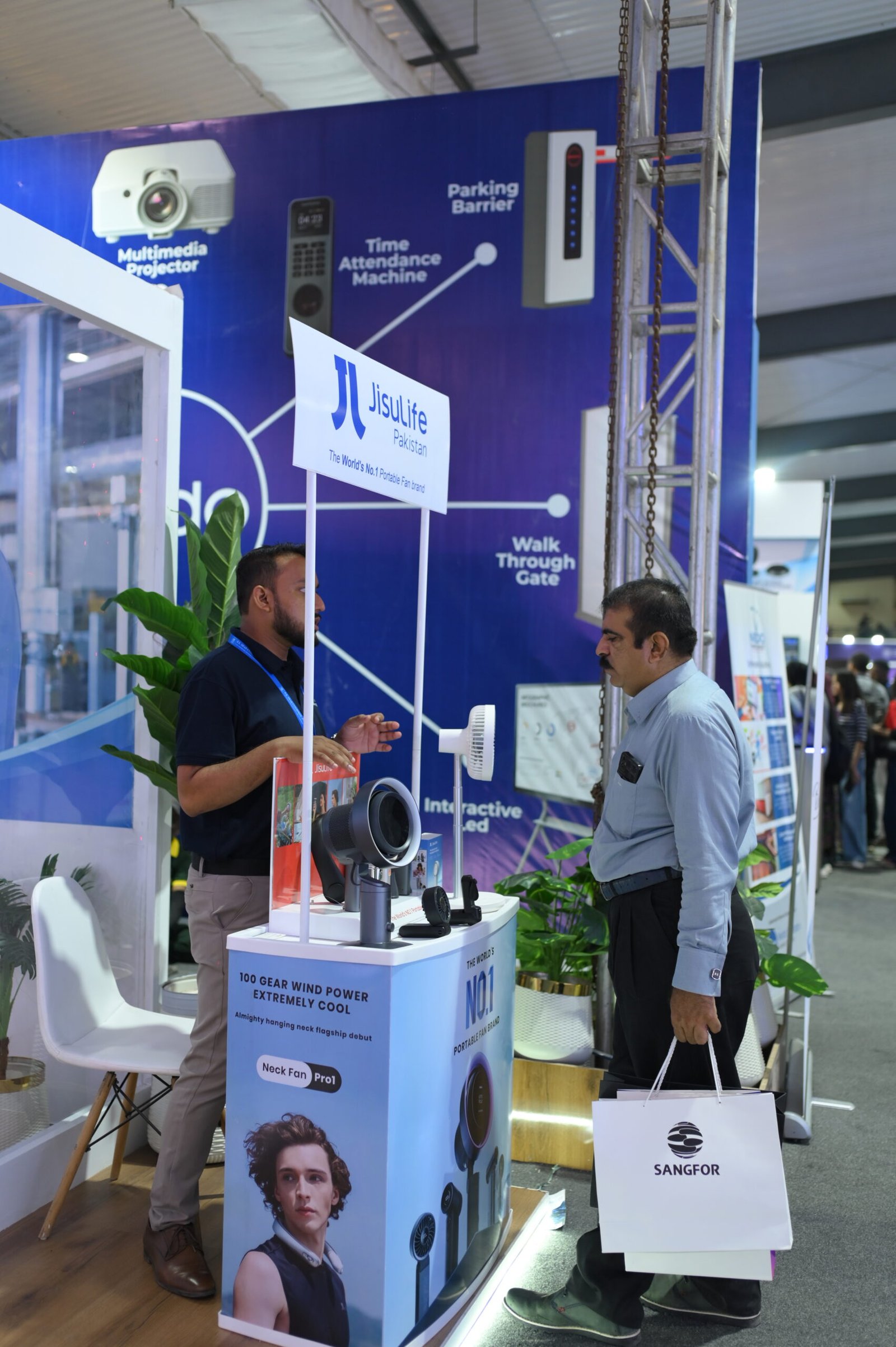 JISULIFE at ITCN Asia 2026, Expo Centre Karachi — Conversations at the JISULIFE stand