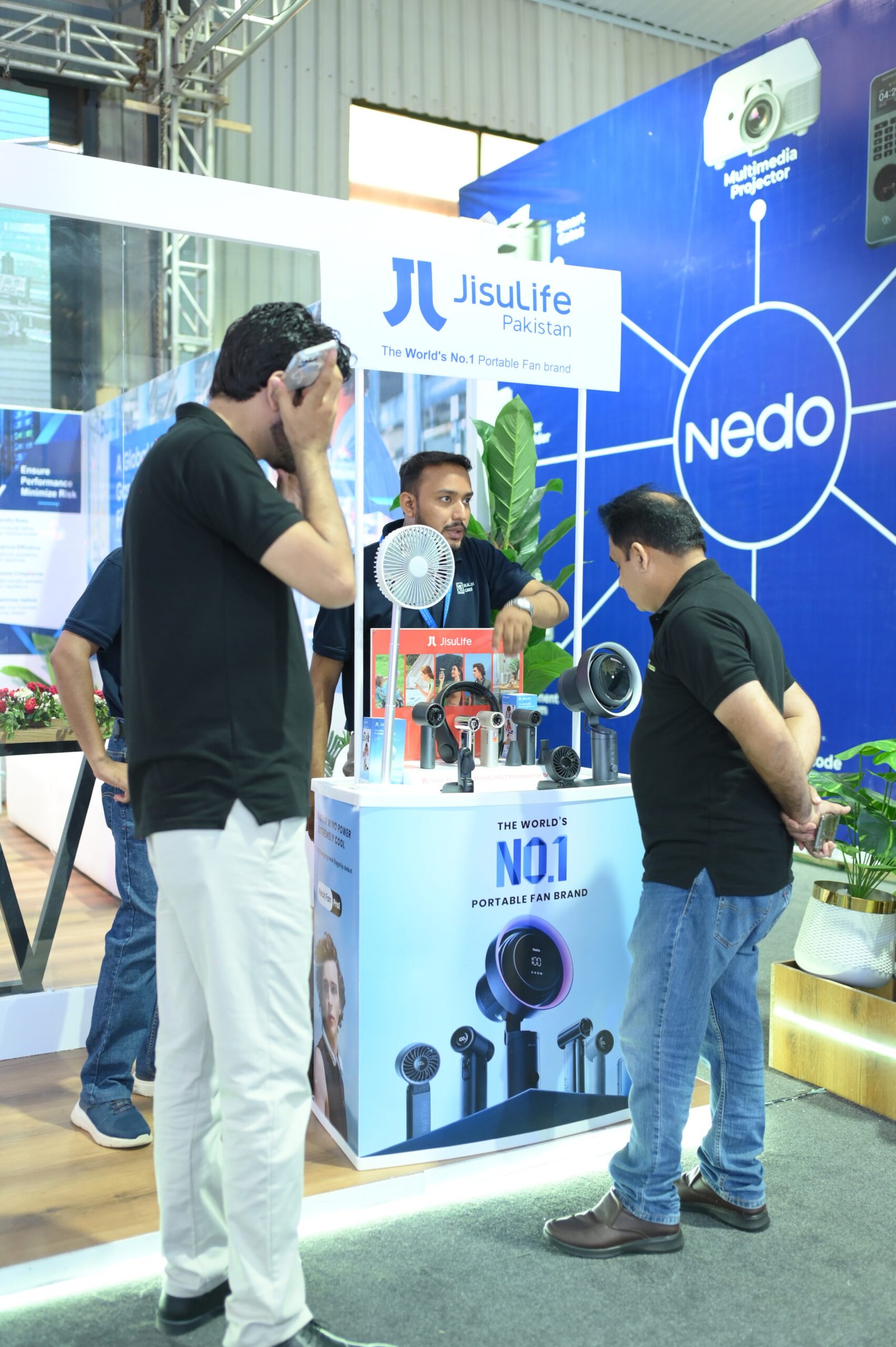 JISULIFE at ITCN Asia 2026, Expo Centre Karachi — Exploring the fan collection