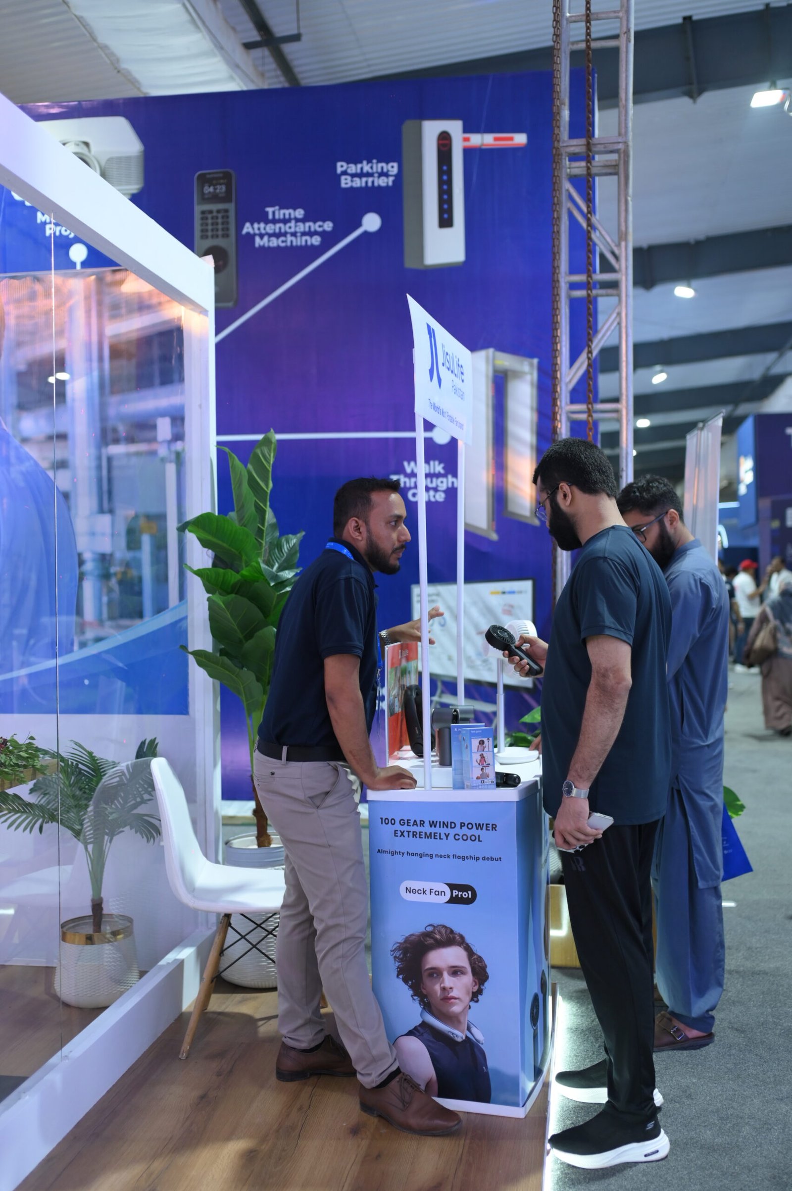 JISULIFE at ITCN Asia 2026, Expo Centre Karachi — A closer look at handheld fans
