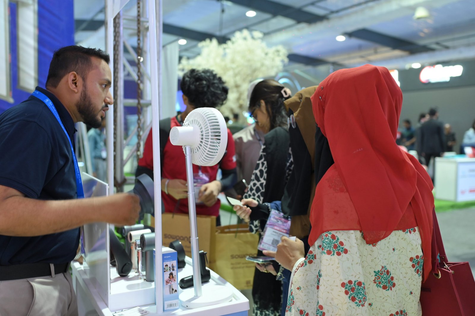 JISULIFE at ITCN Asia 2026, Expo Centre Karachi — Product introductions with our team